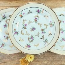 Charger l&#39;image dans la galerie, 6 assiettes à dessert Limoges de 1908, petites assiettes Limoges luxueuses