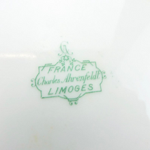 Charger l&#39;image dans la galerie, Assiettes Art Déco française porcelaine de Limoges blanche or et argentée