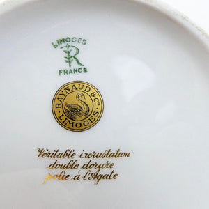 Grand sucrier porcelaine de limoges Raynaud Ambassador Gold Or véritable
