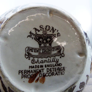 Pot à gingembre ou à thé anglais Masons décor automnal modèle Chantilly