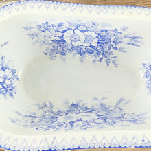 Charger l&#39;image dans la galerie, Ancien bidet en faïence de Lunéville modèle Jardinière 19e siècle
