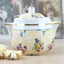 Charger l&#39;image dans la galerie, Set à thé Limoges vintage, tasses à thé Limoges, sucrier Limoges, pot de lait vintage, vaisselle à thé Limoges