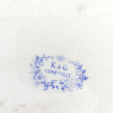 Charger l&#39;image dans la galerie, Ancien bidet en faïence de Lunéville modèle Jardinière 19e siècle