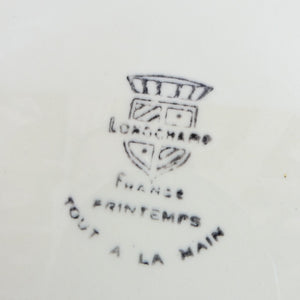 Assiette Longchamp Printemps, décor de marguerites et épis de blé