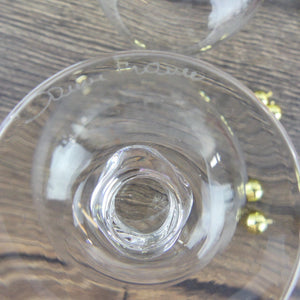 Verre à liqueur Daum, petit verre en cristal Daum France signé