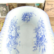 Charger l&#39;image dans la galerie, Ancien bidet en faïence de Lunéville modèle Jardinière 19e siècle